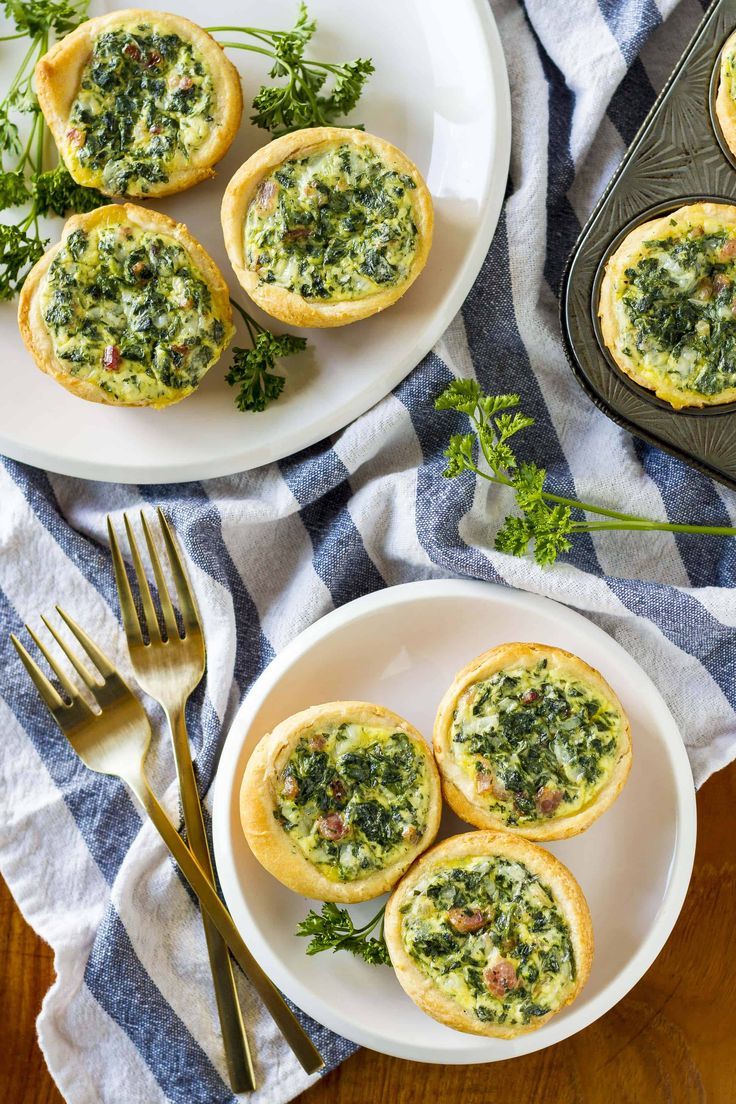 Party Spinach Quiche 6 Pack Fructose Friendly