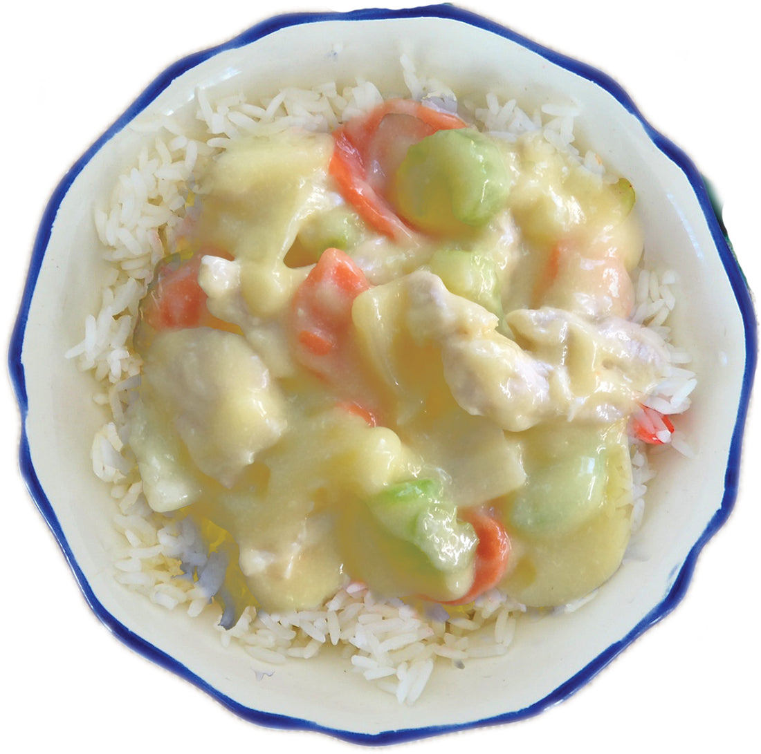 Chicken Mornay & Rice