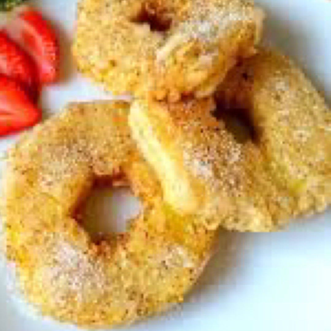Crumbed Pineapple Fritters (4) - (Dairy Free/GF)