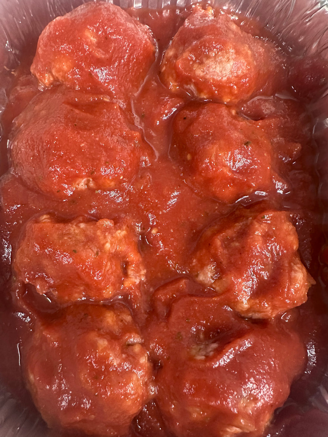 Italian Meatballs with Sauce - (8)