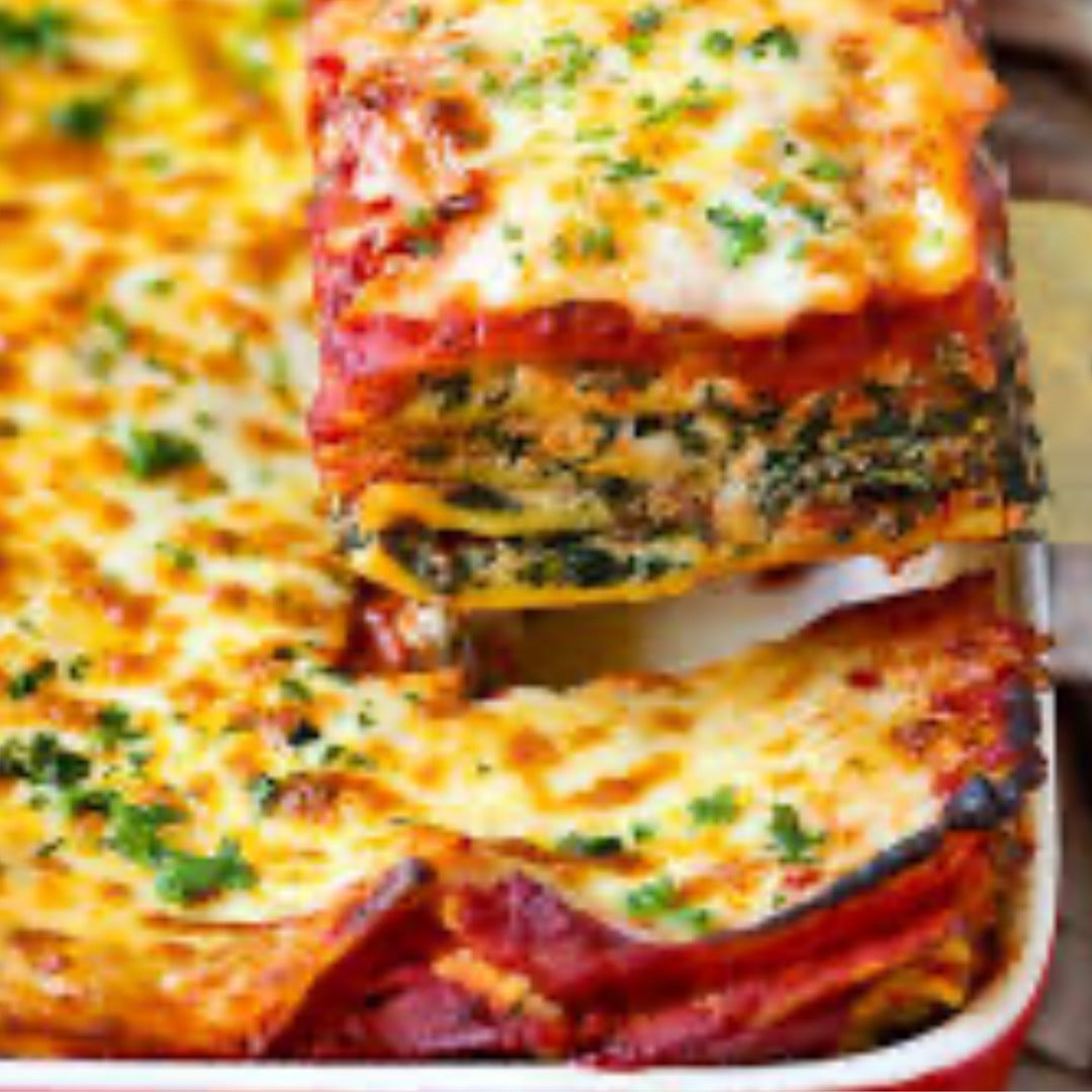 Spinach &amp; Ricotta Lasagne serves 3