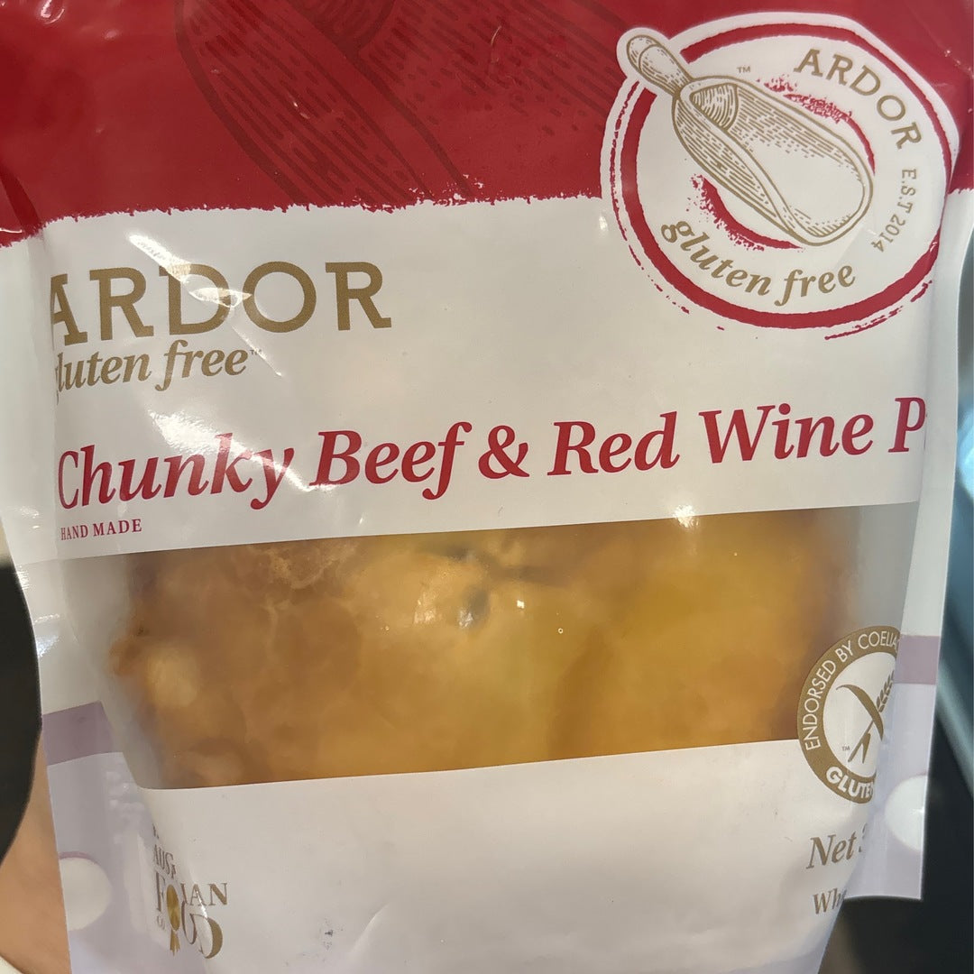 Ardor- Chunky Beef &amp; Red Wine Pie