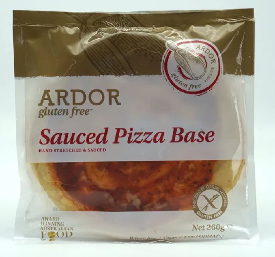 Sauced Pizza Base