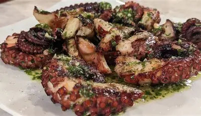 Grilled Octopus + Rice
