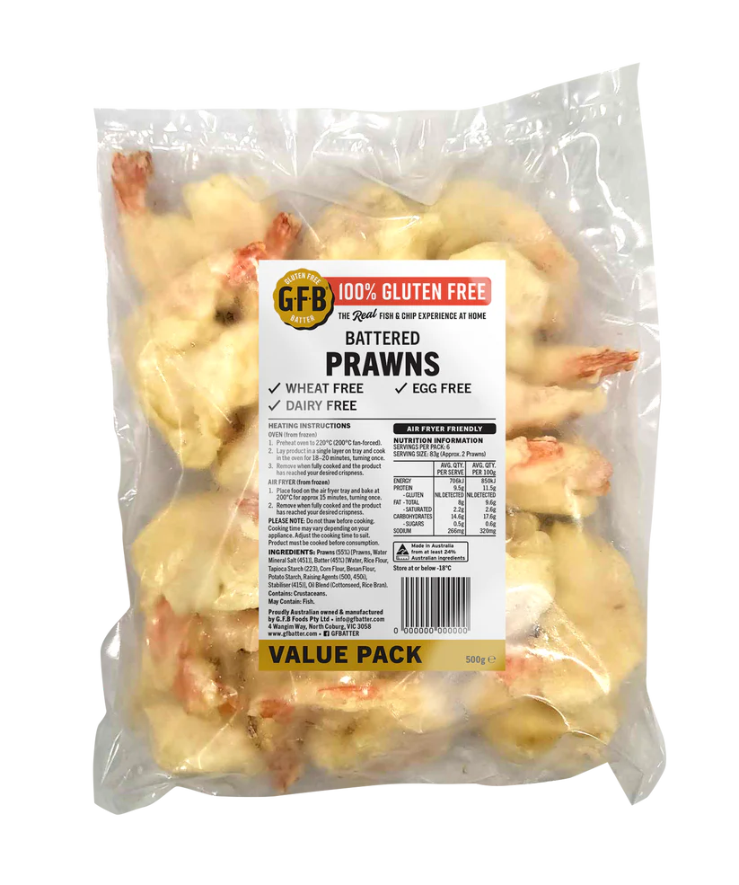 Value Pack Battered King Prawns