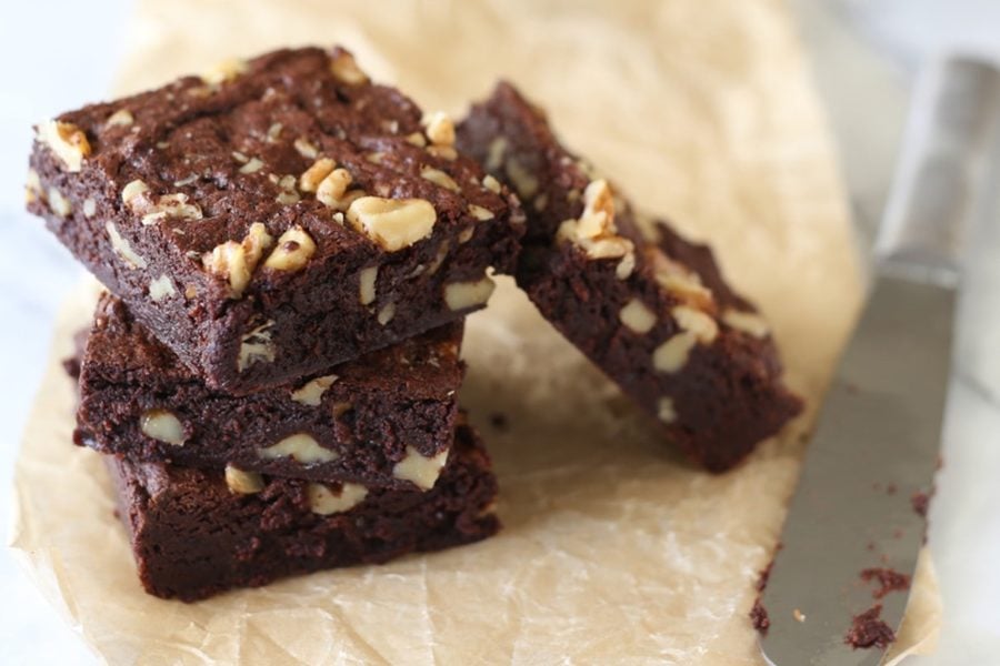 Fudge Walnut Brownie