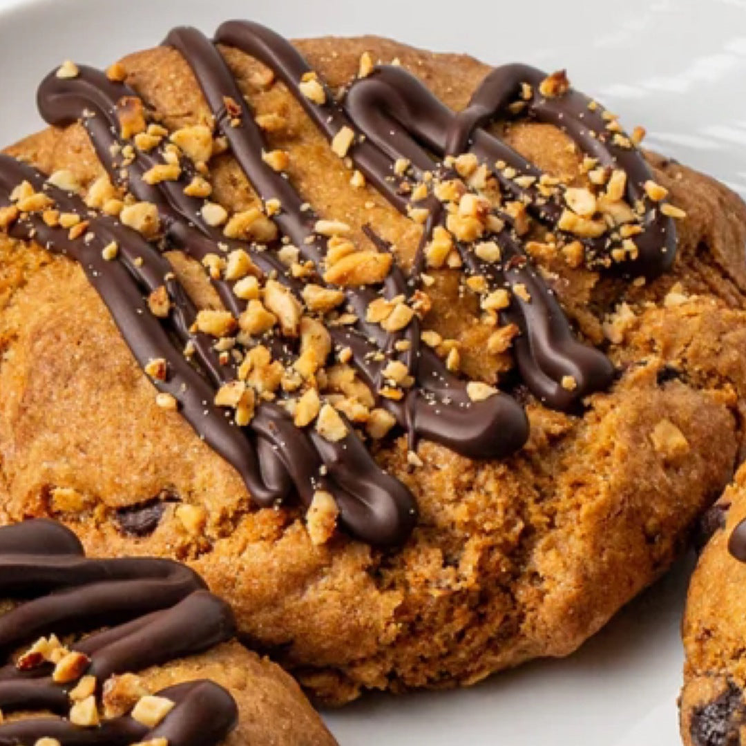 Nutella choc chip &amp; hazelnut loaded cookie