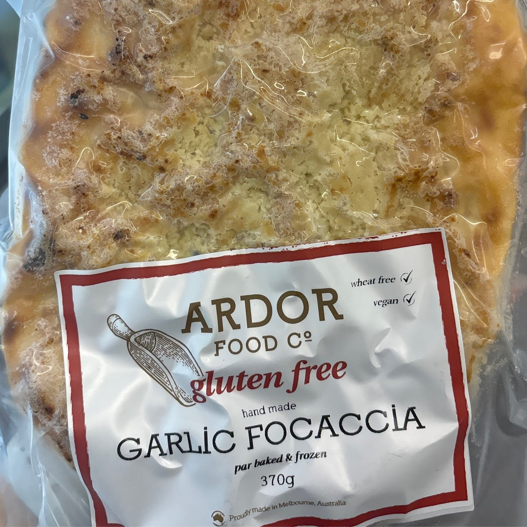 Ardor- Garlic Focaccia GF / Vegan / Frozen