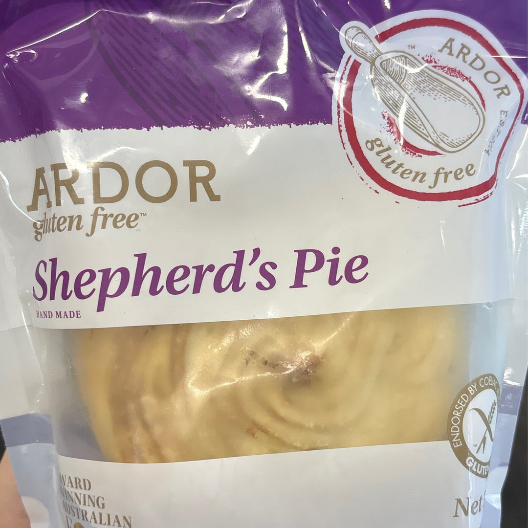 Ardor- Low FODMAP Shepherds Pie GF / EGG FREE/ LOW FODMAP / SOY FREE