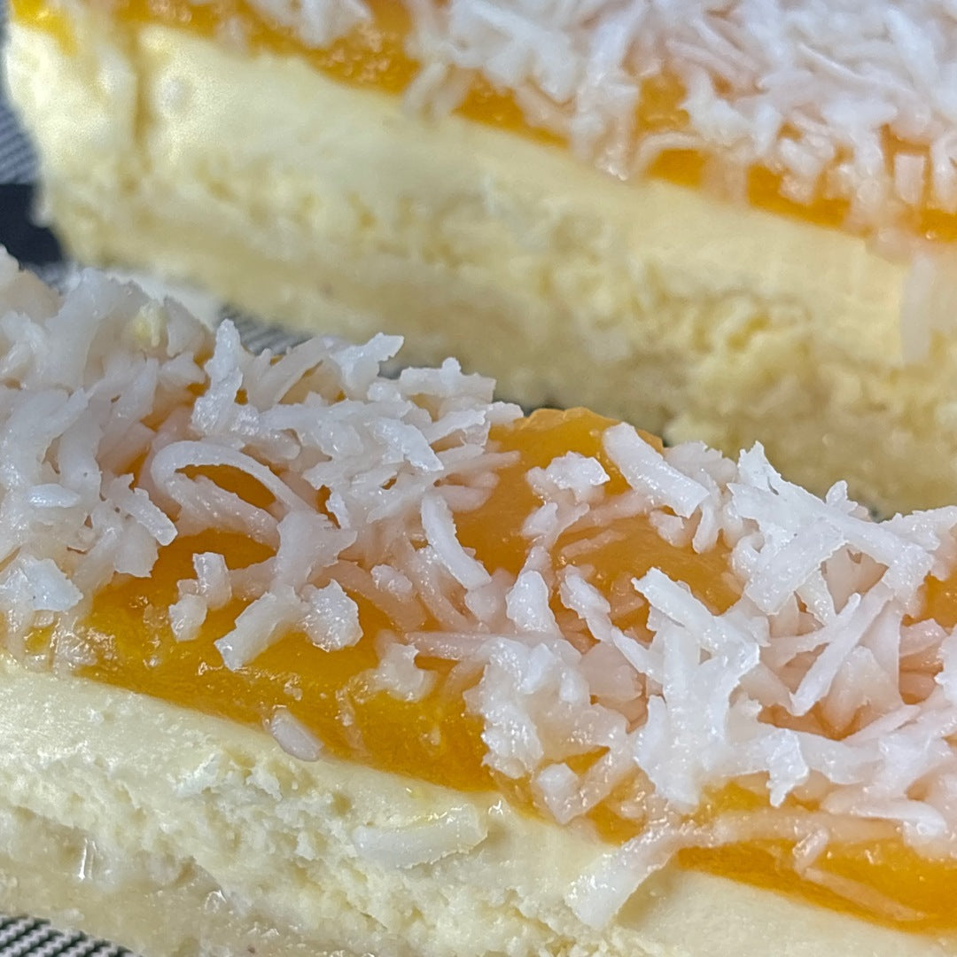 Mango Coconut Cheesecake