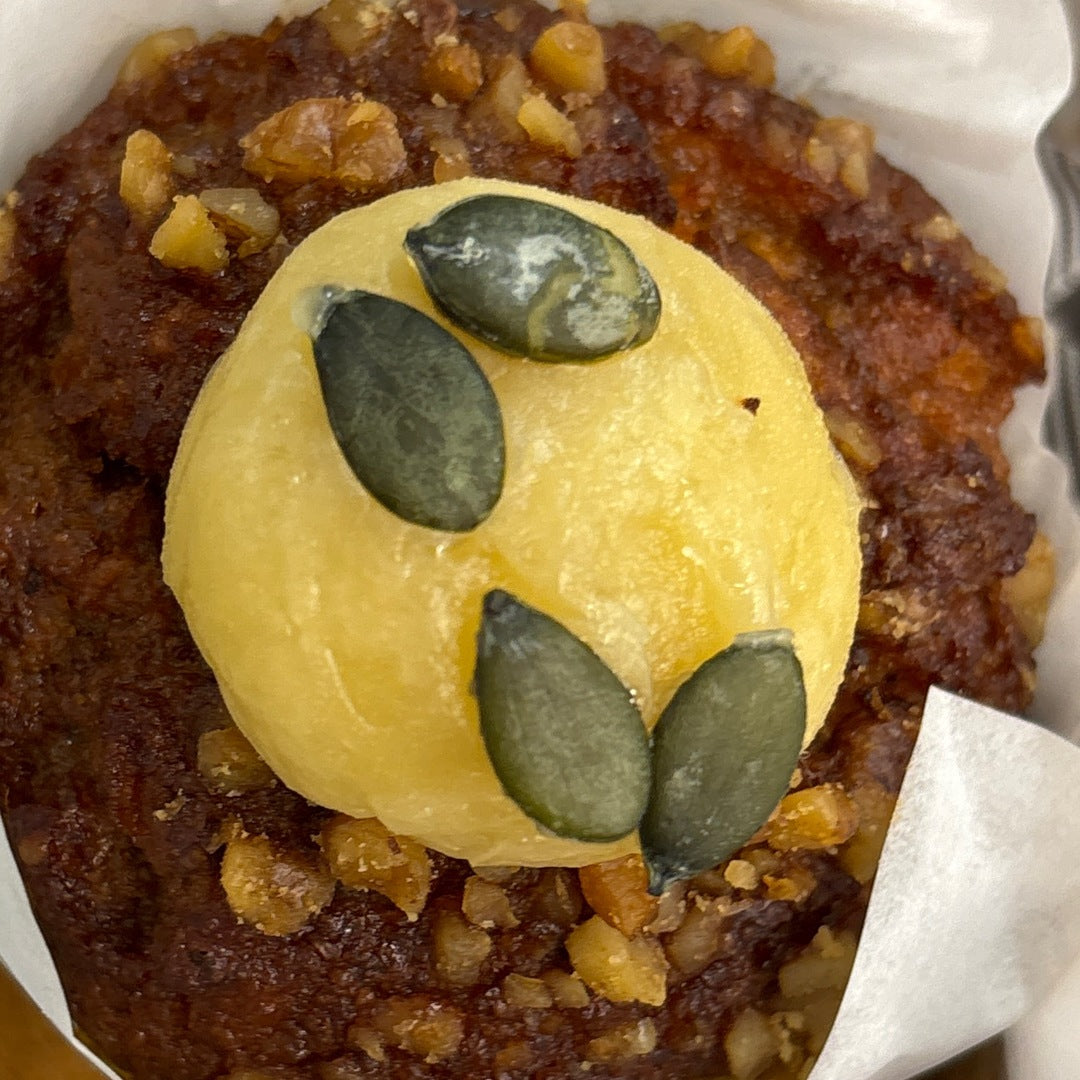 Carrot Pineapple &amp; Walnut Muffin GF / DF / Refined Sugar Free